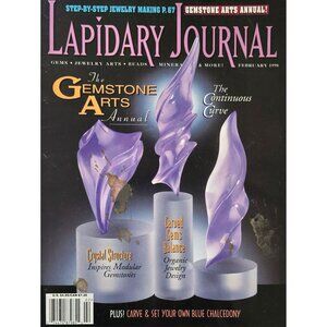 Lapidary Journal Magazine February 1998 Step by Step Jewelry Making